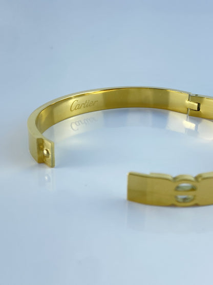 Imported Cartier Golden Bracelet ,Premium Quality , Luxury Look, Best Packing .