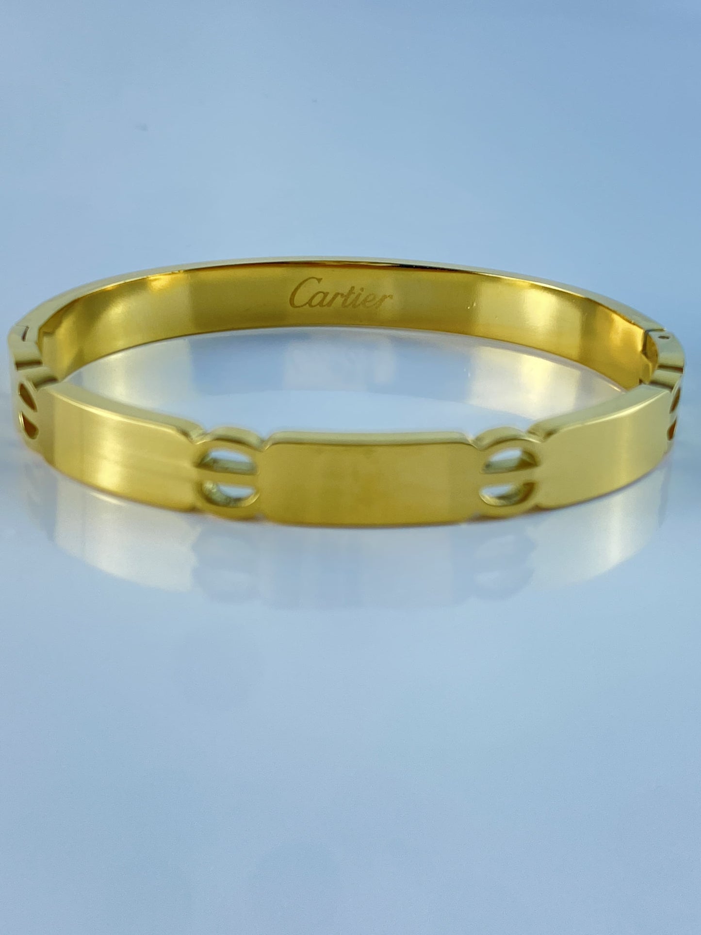 Imported Cartier Golden Bracelet ,Premium Quality , Luxury Look, Best Packing .