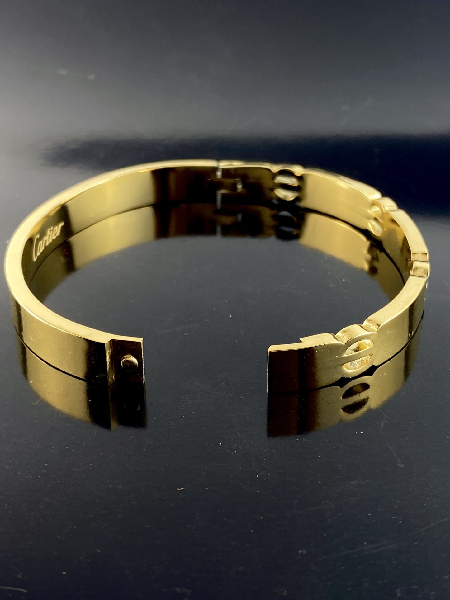 Imported Cartier Golden Bracelet ,Premium Quality , Luxury Look, Best Packing .