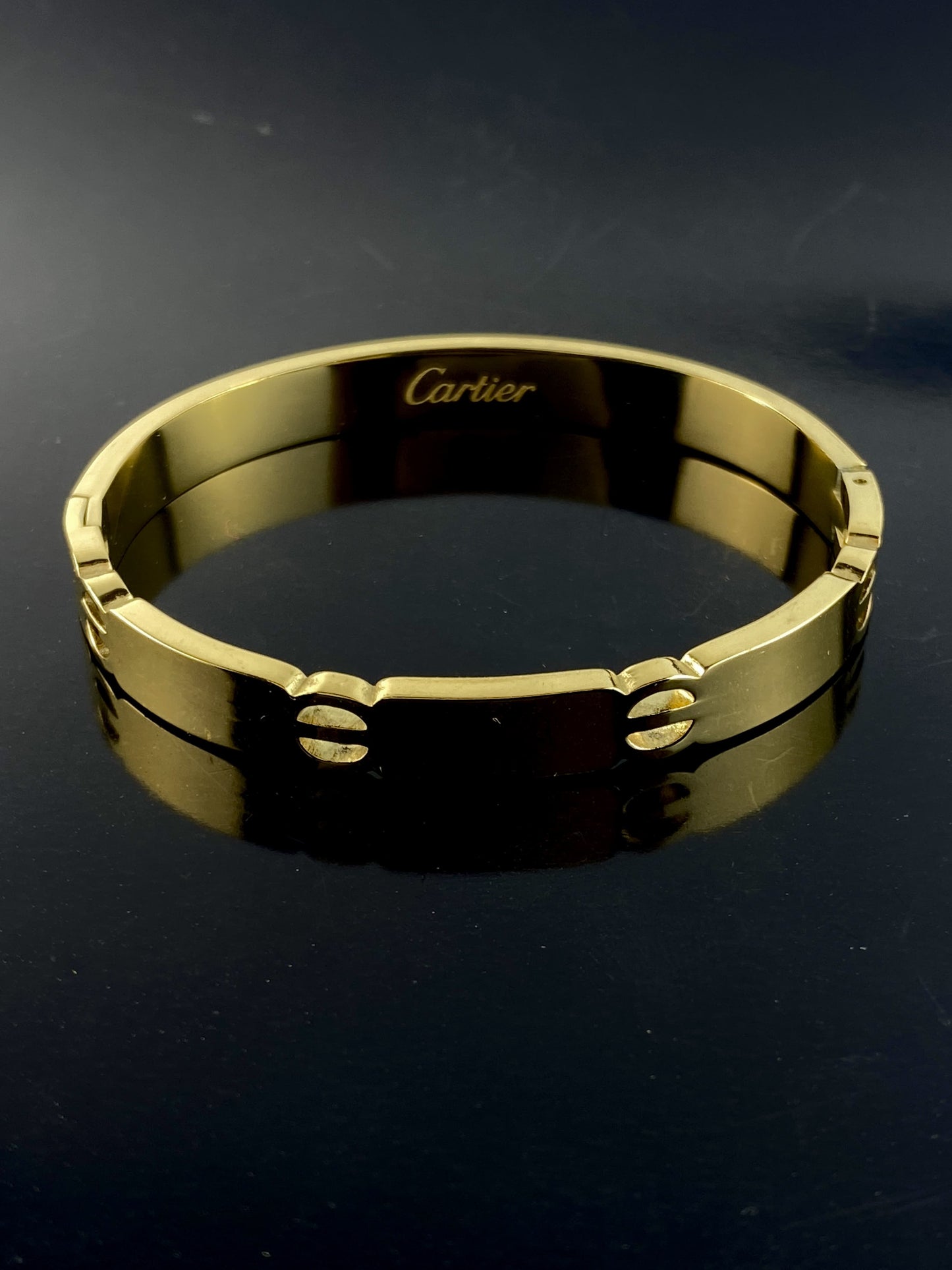 Imported Cartier Golden Bracelet ,Premium Quality , Luxury Look, Best Packing .