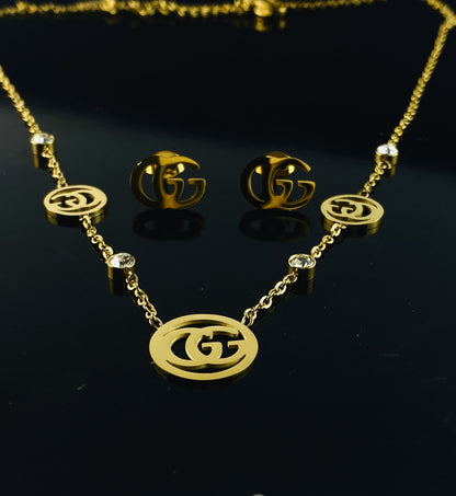 Imported Gucci Locket Set For Women , Luxury Quality , Premium packing .