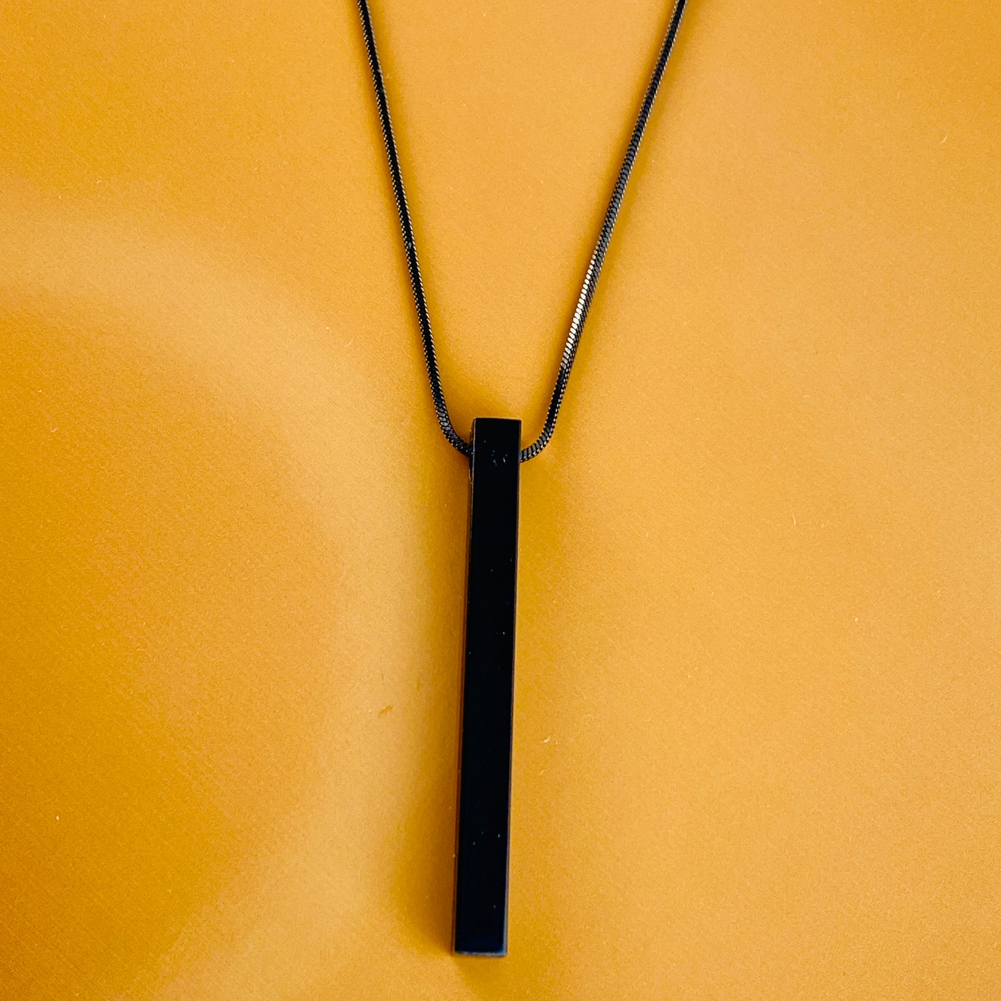 Black Bar Men Locket, Premium Quality ,Fashion Able.