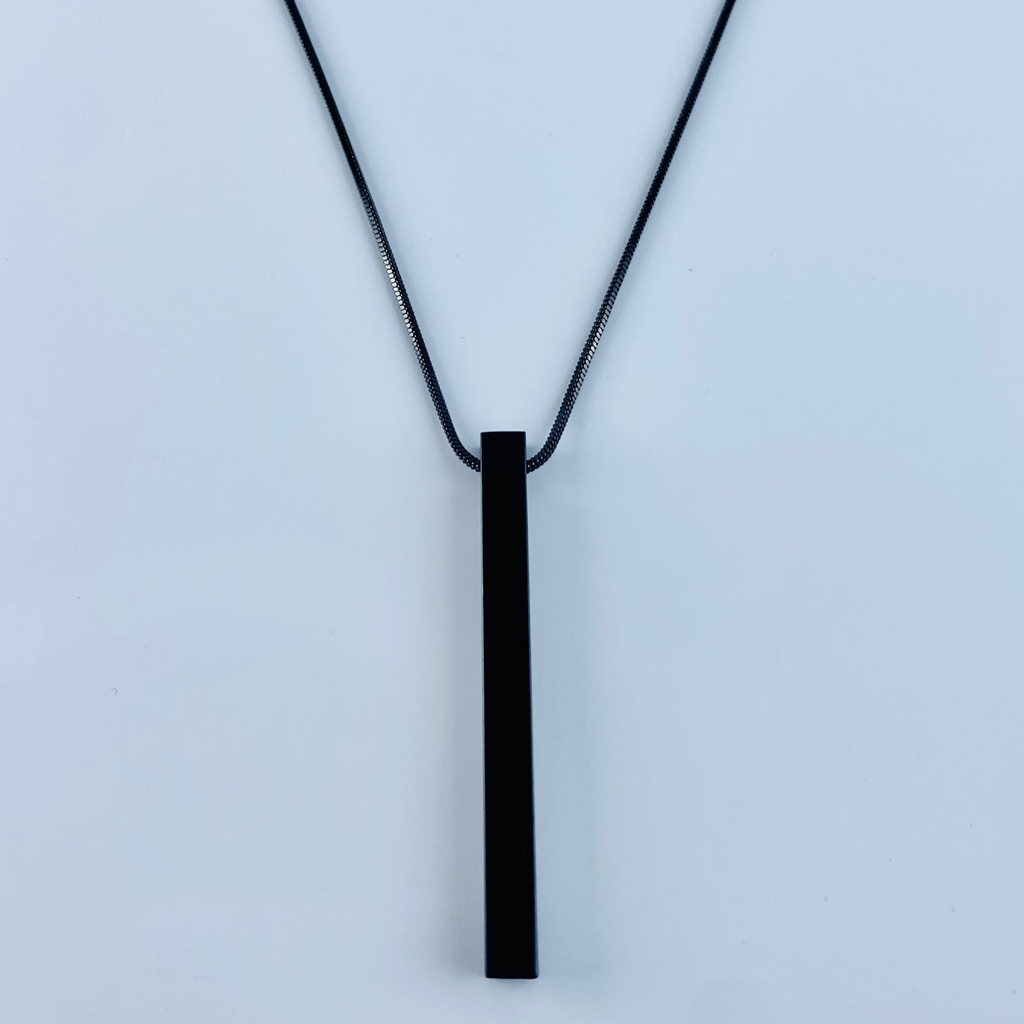 Black Bar Men Locket, Premium Quality ,Fashion Able.