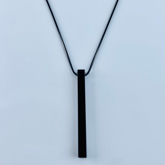 Black Bar Men Locket, Premium Quality ,Fashion Able.