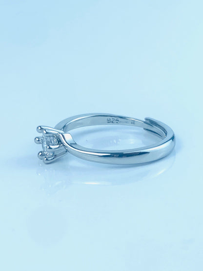 925 Silver Zircon Ring 